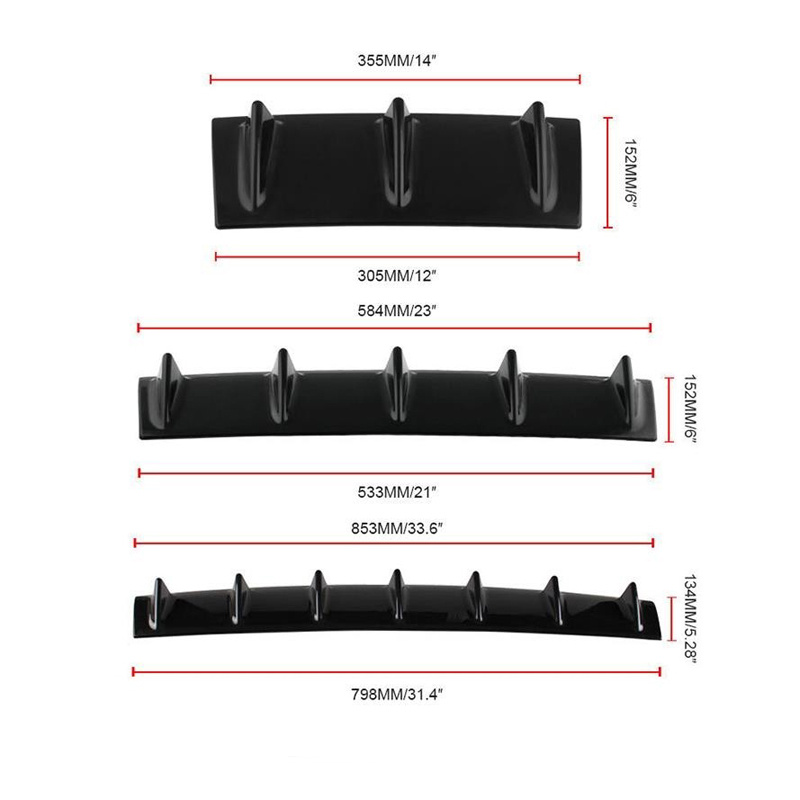 Automobile Universal Rear Spoiler Rear Shovel - Image 8